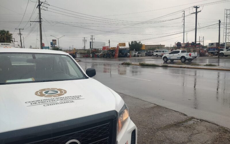 Alerta Protección Civil ante pronóstico de lluvias intensas, viento y tormentas eléctricas en la entidad