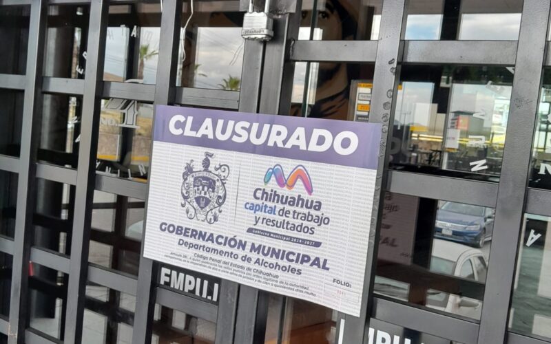 Cuatro clausuras y 19 actas a negocios en operativo de Gobernación Municipal