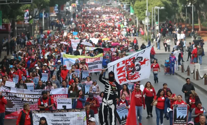 Este 1 de junio inició el paro nacional indefinido de la CNTE