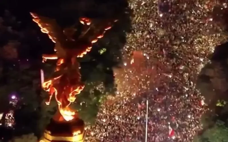 Mueren cuatro personas por asfixia en la capital en los festejos por la victoria de la selección mexicana