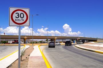 Abre Municipio circulación total en la glorieta del puente carretera Aldama y Fuerza Aérea