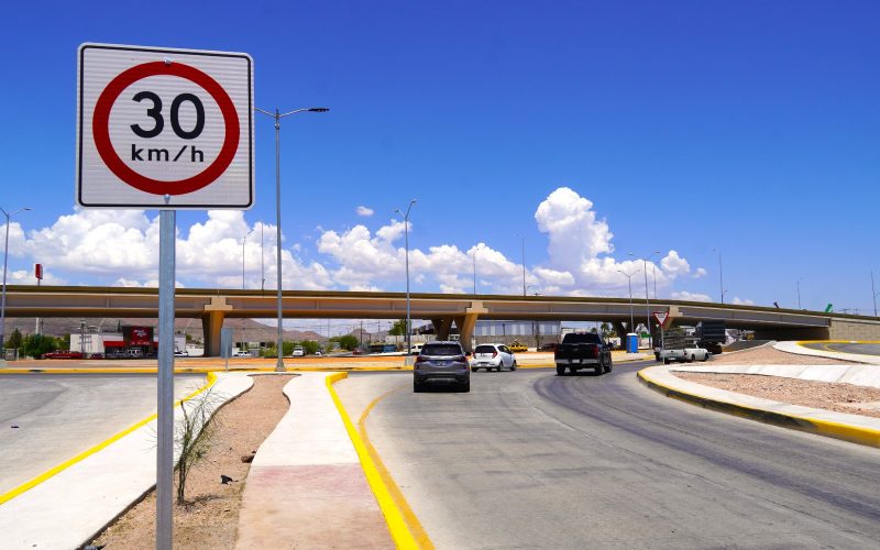 Abre Municipio circulación total en la glorieta del puente carretera Aldama y Fuerza Aérea