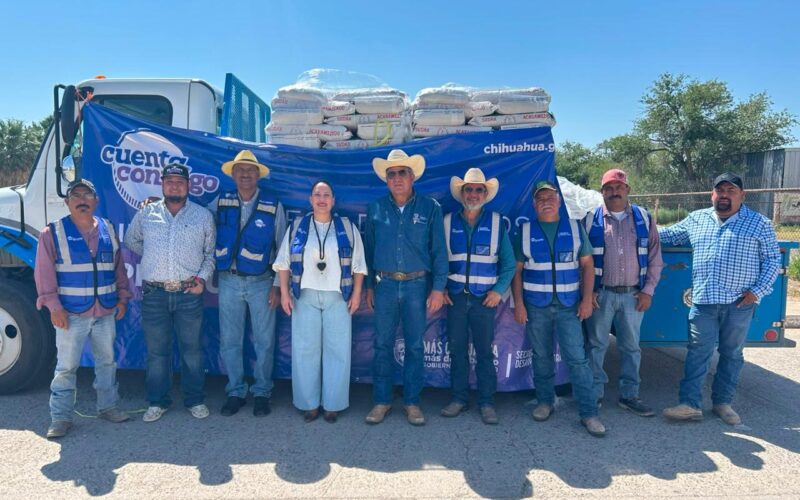 Entrega Gobierno del Estado más de 6.1 toneladas de semilla de sorgo a productores de Juárez, Guadalupe y Práxedis G. Guerrero