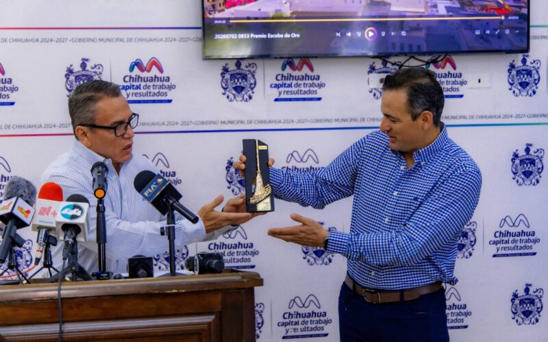 Anuncia Marco Bonilla 16 nuevas rutas de recolección de basura y recibe el premio internacional “Escoba de Oro” otorgado al Municipio