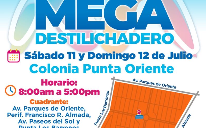 ¡Atención vecinos de la zona oriente! Llegará Mega Destilichadero a Punta Oriente el sábado 11 y domingo 12 de julio