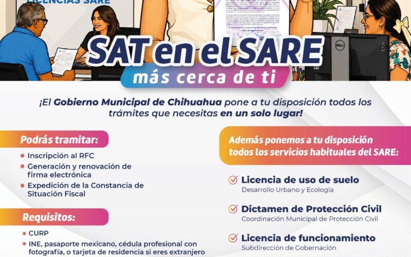 Trámites fáciles y rápidos para abrir tu negocio: Municipio anuncia jornada SAT en el SARE