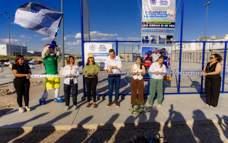 Entrega alcalde Marco Bonilla nuevo parque a vecinos de Molino de Agua