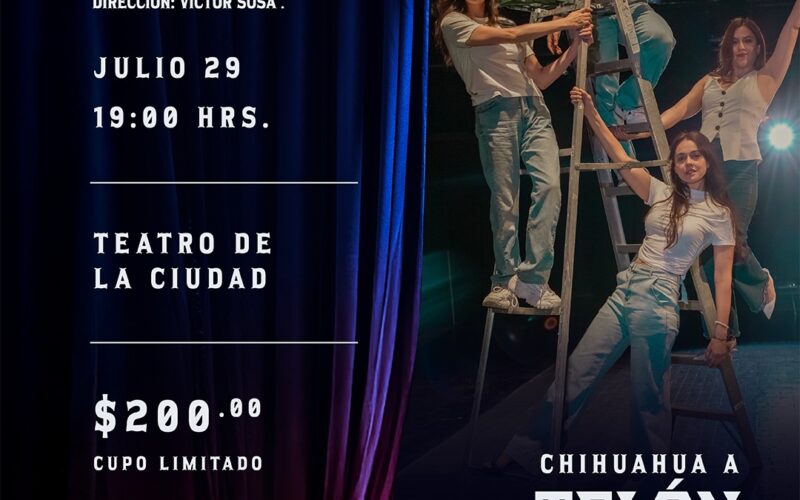 Invita Municipio a de “Plagio de Palabras”, nueva función de Chihuahua a Telón Cerrado
