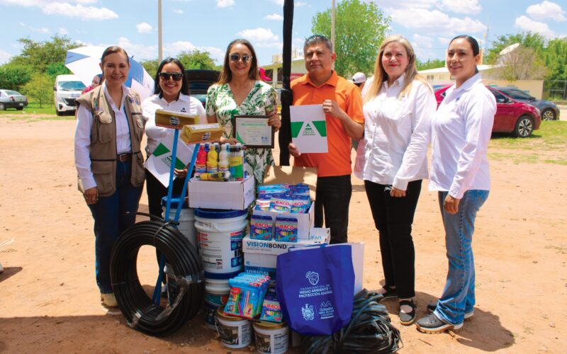 Huertos escolares siembran aprendizaje en comunidades rurales de Chihuahua Capital