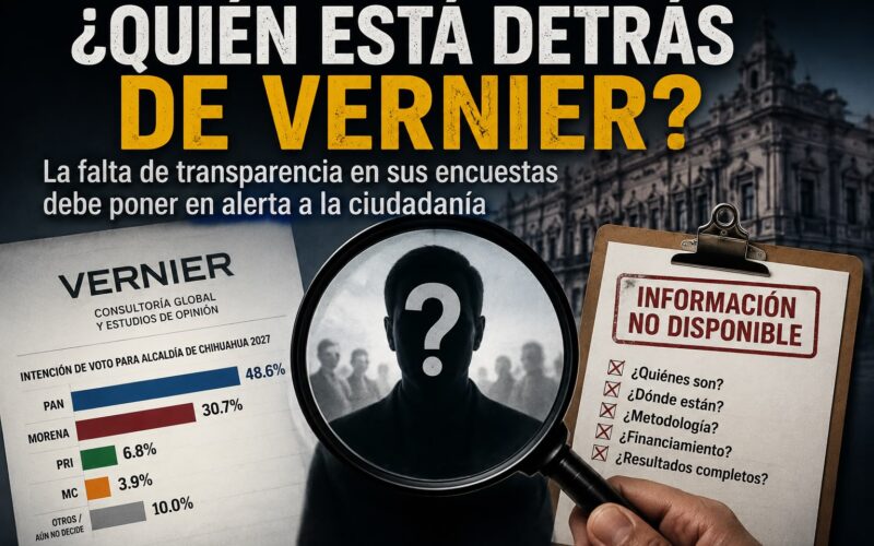 ¿Quién está detrás de la encuestadora Vernier? La falta de información pública genera dudas sobre sus estudios