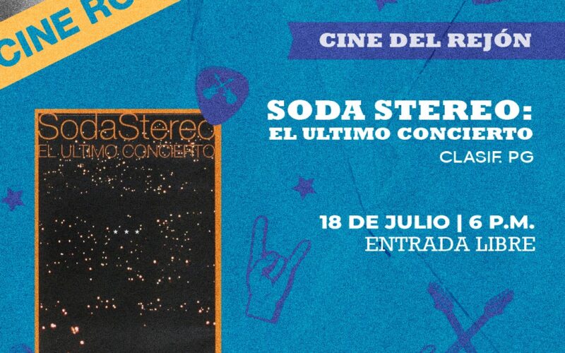Invita Gobierno Municipal a disfrutar del ciclo «Cine Rock» en el Cine del Rejón