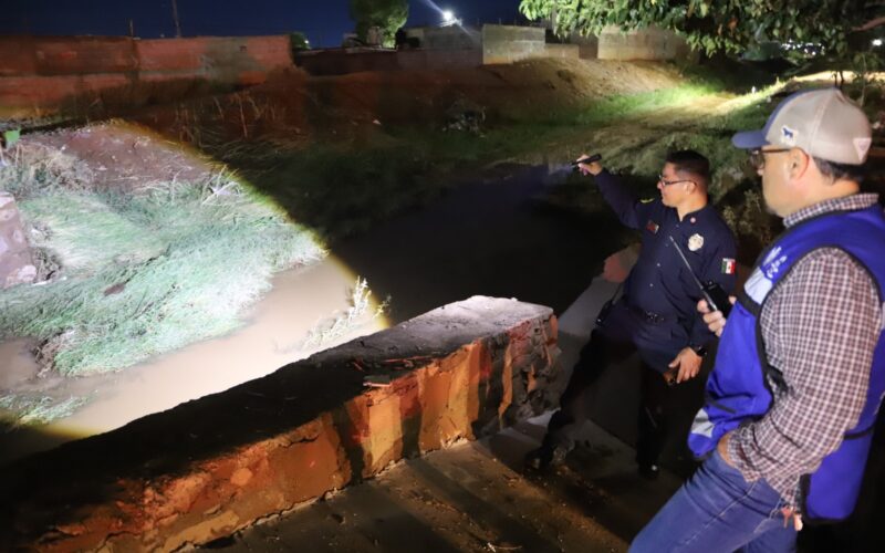 Mantiene Gobierno Municipal operativo nocturno para atender afectaciones tras las lluvias