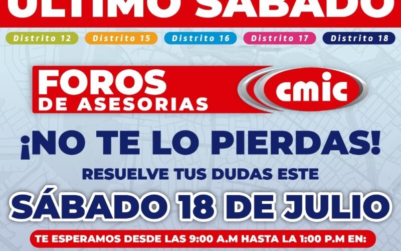 Invita Gobierno Municipal al último Foro de Asesorías del Presupuesto Participativo 2027