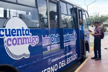 Lleva Estado comedor móvil de NutriChihuahua a vecinos de la colonia El Palomar
