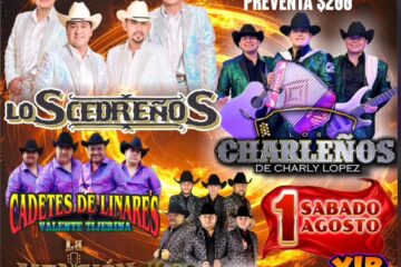 “Simplemente Los Mejores” reunirá a cinco agrupaciones del regional mexicano en Chihuahua este sábado 1 de agosto.