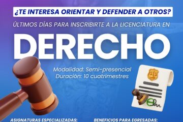 Abre Municipio nuevo grupo de Licenciatura en Derecho en el programa de la Universidad de las Mujeres
