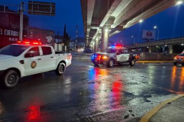 Realizó Gobierno Municipal recorridos preventivos ante las lluvias registradas en la ciudad