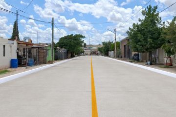 Concluye Municipio pavimentación en calle Acetona de la Juan Güereca