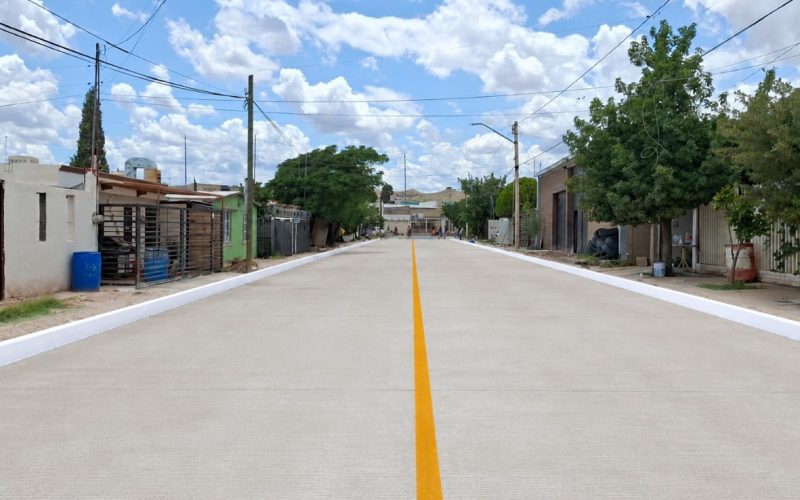 Concluye Municipio pavimentación en calle Acetona de la Juan Güereca
