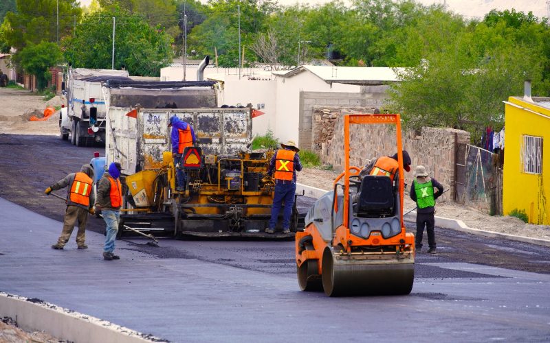 Avanza Municipio con pavimentación del acceso principal al Ejido Sacramento