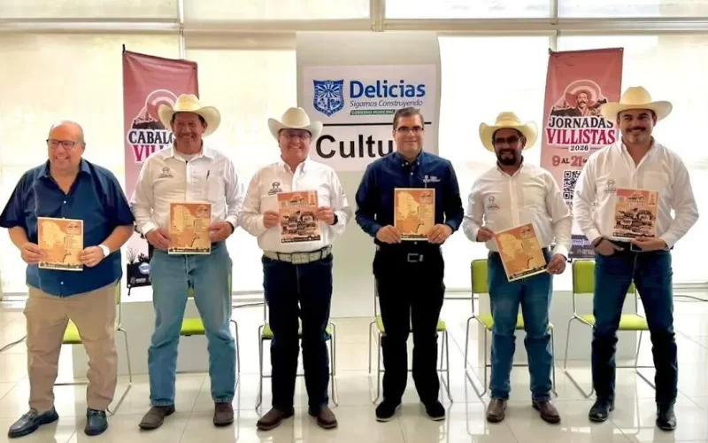 Presenta alcalde Salvador Calderón cartelera de Jornadas Villistas 2026 en Delicias