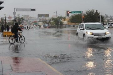 Lluvia sorprende a Chihuahua; emiten alerta preventiva por tormentas y riesgo de inundaciones