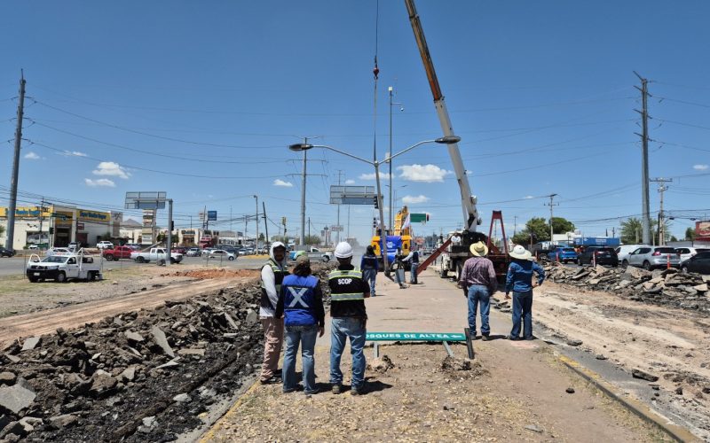 Apagado temporal de alumbrado en Tecnológico y Los Arcos por obras del paso inferior: Municipio