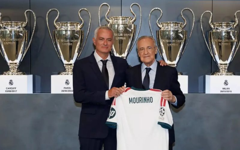 Presenta Real Madrid a Mourinho como DT hasta 2029