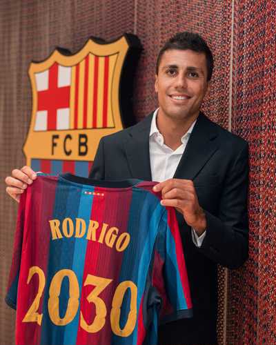 Rodri ya es culé por 76.5 mde