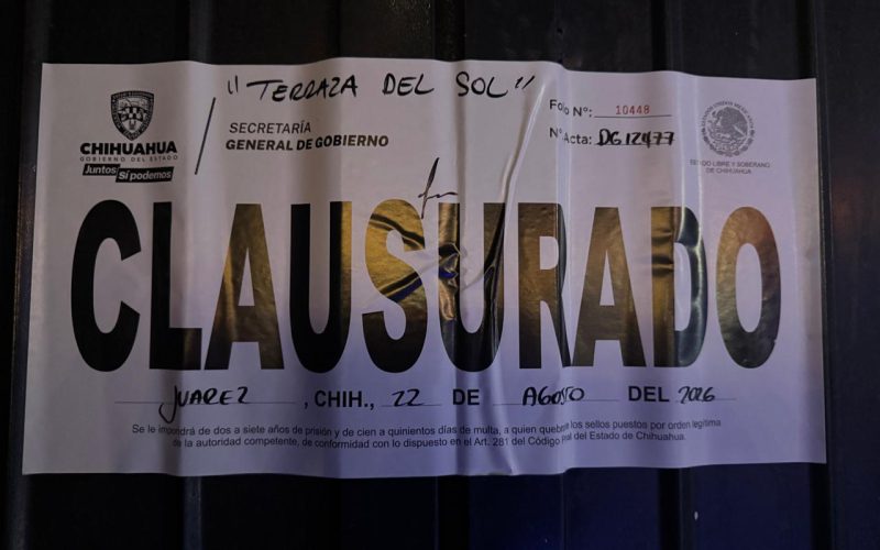 Realiza Gobernación Estatal 307 inspecciones y clausura 23 establecimientos durante la última semana