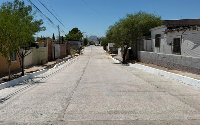 Últimos detalles de pavimentación del Municipio en cuatro calles en la Villa Nueva