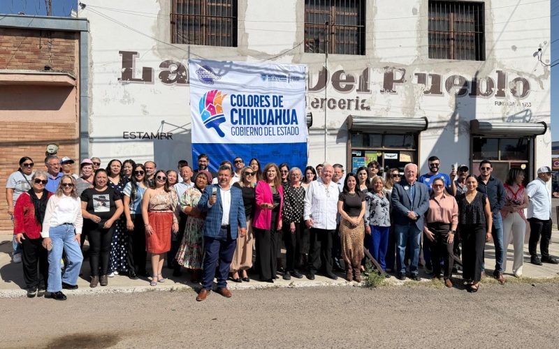 Inicia programa “Colores de Chihuahua” en Cuauhtémoc para mejorar la imagen de corredor histórico