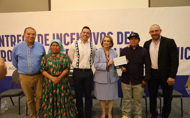 Entrega Estado incentivos para fortalecer las actividades productivas de miembros de los pueblos indígenas