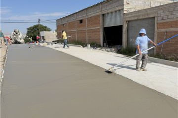 Avanza Municipio con pavimentación en calle 50 de la colonia Rosario