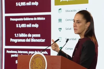 Sheinbaum asegura que no se está endeudando con el Paquete Económico 2027