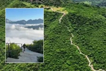 Chihuahua presume una escalera de 1,348 peldaños que lleva hasta las alturas