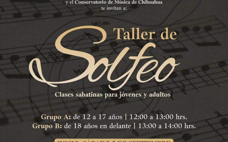 ¿Quieres aprender a leer música? Inscríbete al Taller de Solfeo del Conservatorio