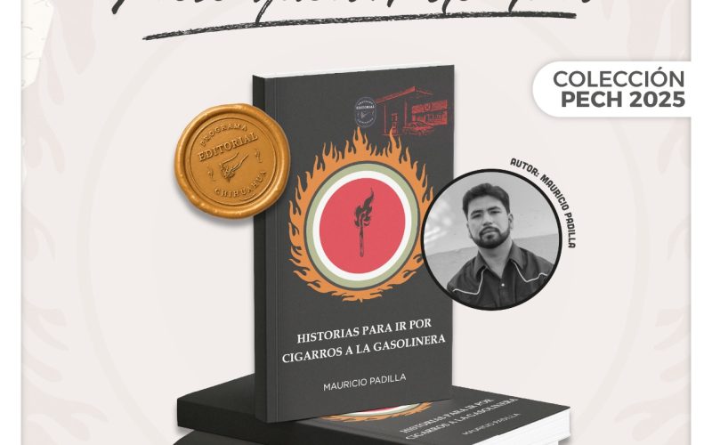 Invita Municipio a la presentación del libro “Historias para ir por cigarros a la gasolinera”, de Mauricio Padilla