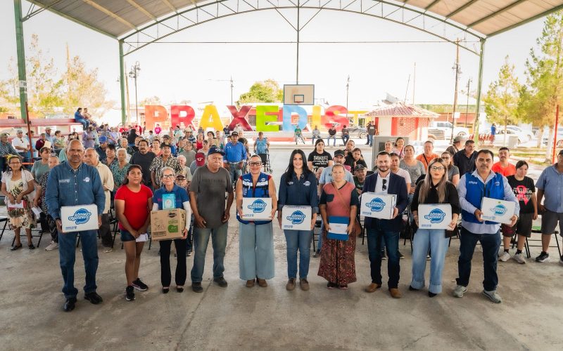 Entrega Estado más de mil 200 apoyos de NutriChihuahua en cinco municipios de la frontera