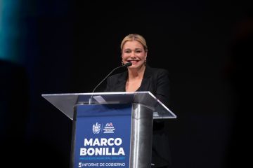Maru Campos acompaña al alcalde Marco Bonilla en su Quinto Informe de Gobierno