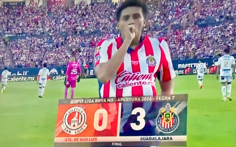 Chivas impone condiciones y golea 3-0 al Atlético de San Luis