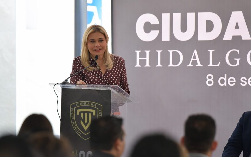 Maru Campos inaugura Ciudad Judicial en Parral con inversión de 57 mdp