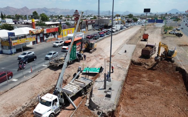 Informa SCOP sobre vías alternas por trabajos del paso inferior en avenida Tecnológico y Los Arcos