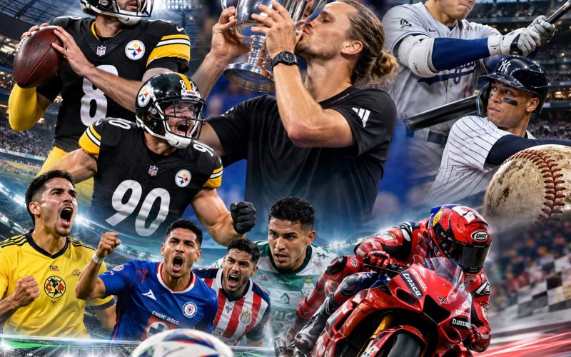 Domingo deportivo a toda velocidad: NFL, MLB, Liga MX y US Open protagonizan una jornada inolvidable