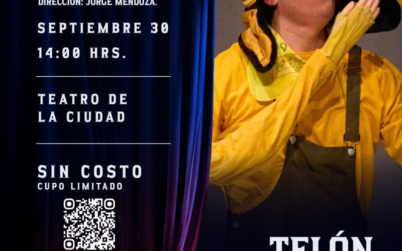 Teatro para todos: inicia Municipio segunda temporada de “Telón Cerrado” con función inclusiva