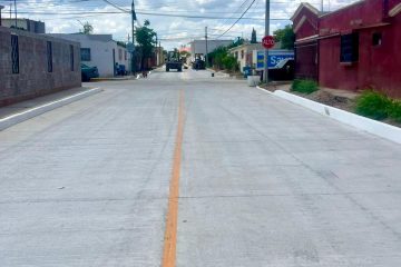 Concluye Gobierno Municipal pavimentación de la calle Hacienda de la Flor en colonia Nuevo Triunfo