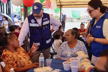 Lleva NutriChihuahua alimento a familias de Punta Oriente