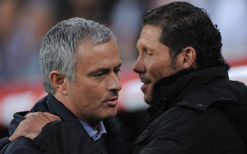 La contundente respuesta del Cholo Simeone a Mourinho tras el derbi: «Te llames como te llames»
