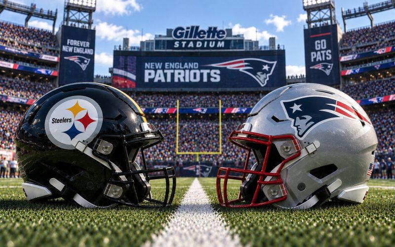 Steelers y Patriots, el gran duelo del domingo en la NFL