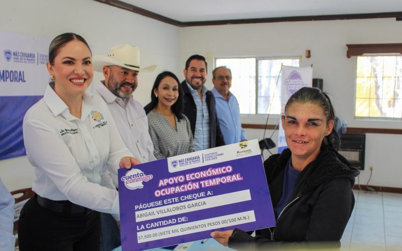Lleva SDHyBC oportunidades a familias de Ascensión y Casas Grandes con Programa de Ocupación Temporal